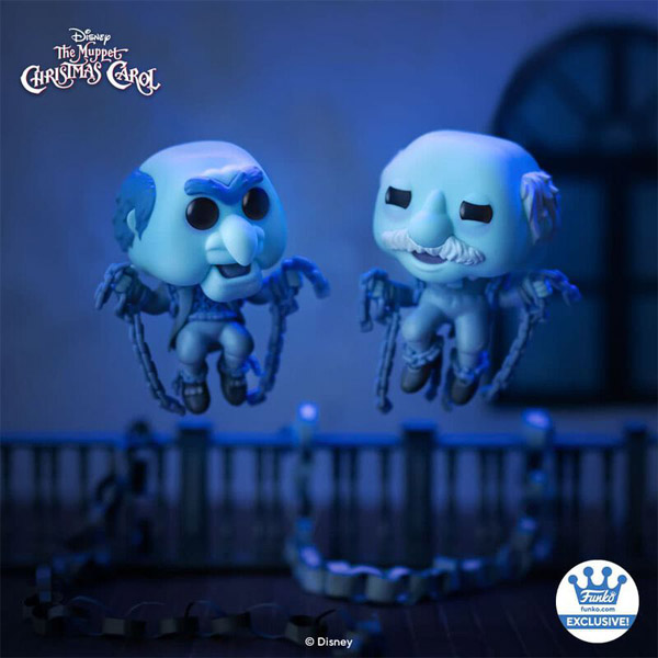 Funko POP The Muppets A Christmas Carol The Marley Brothers 2 Pack Glow Exclusive Figure